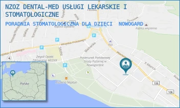 PORADNIA STOMATOLOGICZNA DLA DZIECI - NZOZ DENTAL-MED USŁUGI LEKARSKIE I STOMATOLOGICZNE - PLAC WOLNOŚCI 6,  NOWOGARD