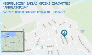 GABINET NEUROLOGICZNY KOSZALIN - NIEPUBLICZNY ZAKŁAD OPIEKI ZDROWOTNEJ "AMBULATORIUM" - WESOŁA 5,  KOSZALIN