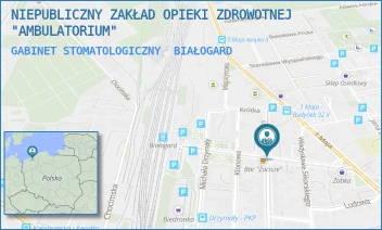 GABINET STOMATOLOGICZNY - NIEPUBLICZNY ZAKŁAD OPIEKI ZDROWOTNEJ "AMBULATORIUM" - DWORCOWA 6/7,  BIAŁOGARD