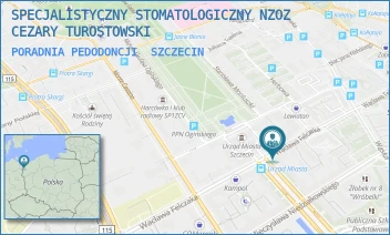 PORADNIA PEDODONCJI - SPECJALISTYCZNY STOMATOLOGICZNY NZOZ CEZARY TUROSTOWSKI - FELCZAKA 18A/5,  SZCZECIN