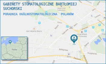 PORADNIA OGÓLNOSTOMATOLOGICZNA - GABINETY STOMATOLOGICZNE BARTŁOMIEJ SUCHORSKI - BOBOLICKA 4,  POLANÓW