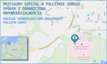 ODDZIAŁ GINEKOLOGICZNO-POŁOŻNICZY - PRZYJAZNY SZPITAL W POŁCZYNIE ZDROJU SPÓŁKA Z OGRANICZONĄ ODPOWIEDZIALNOŚCIĄ - SZPITALNA 5,  POŁCZYN-ZDRÓJ