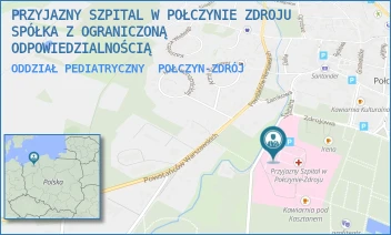 ODDZIAŁ PEDIATRYCZNY - PRZYJAZNY SZPITAL W POŁCZYNIE ZDROJU SPÓŁKA Z OGRANICZONĄ ODPOWIEDZIALNOŚCIĄ - SZPITALNA 5,  POŁCZYN-ZDRÓJ