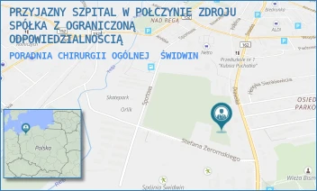 PORADNIA CHIRURGII OGÓLNEJ - PRZYJAZNY SZPITAL W POŁCZYNIE ZDROJU SPÓŁKA Z OGRANICZONĄ ODPOWIEDZIALNOŚCIĄ - DRAWSKA 38,  ŚWIDWIN