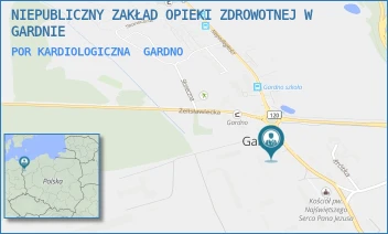 POR KARDIOLOGICZNA - NIEPUBLICZNY ZAKŁAD OPIEKI ZDROWOTNEJ W GARDNIE - ŻELISŁAWIECKA 12,  GARDNO