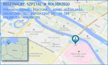 PORADNIA REHABILITACYJNA   ADRES UDZIELANIA ŚWIADCZEŃ: UL. ŁOPUSKIEGO 33  78-100 KOŁOBRZEG - REGIONALNY SZPITAL W KOŁOBRZEGU - ŁOPUSKIEGO 31,  KOŁOBRZEG