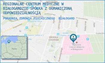 PORADNIA ZDROWIA PSYCHICZNEGO - REGIONALNE CENTRUM MEDYCZNE W BIAŁOGARDZIE SPÓŁKA Z OGRANICZONĄ ODPOWIEDZIALNOŚCIĄ - CHOPINA 29,  BIAŁOGARD