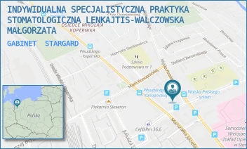 GABINET - INDYWIDUALNA SPECJALISTYCZNA PRAKTYKA STOMATOLOGICZNA LENKAJTIS-WALCZOWSKA MAŁGORZATA - WOJSKA POLSKIEGO 34,  STARGARD