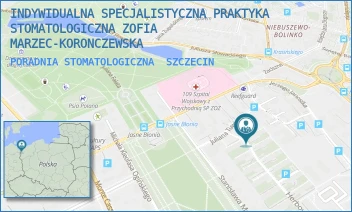 PORADNIA STOMATOLOGICZNA - INDYWIDUALNA SPECJALISTYCZNA PRAKTYKA STOMATOLOGICZNA ZOFIA MARZEC-KORONCZEWSKA - HERBOWA 12/6,  SZCZECIN