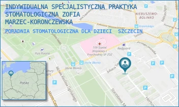 PORADNIA STOMATOLOGICZNA DLA DZIECI - INDYWIDUALNA SPECJALISTYCZNA PRAKTYKA STOMATOLOGICZNA ZOFIA MARZEC-KORONCZEWSKA - HERBOWA 12/6,  SZCZECIN