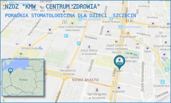 PORADNIA STOMATOLOGICZNA DLA DZIECI - NZOZ "KMW - CENTRUM ZDROWIA" - 3 MAJA 25-27,  SZCZECIN