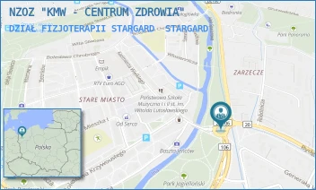 DZIAŁ FIZJOTERAPII STARGARD - NZOZ "KMW - CENTRUM ZDROWIA" - I BRYGADY 18,  STARGARD