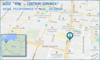 DZIAŁ FIZJOTERAPII 3 MAJA - NZOZ "KMW - CENTRUM ZDROWIA" - 3 MAJA 25-27,  SZCZECIN