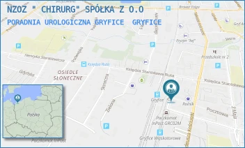PORADNIA UROLOGICZNA GRYFICE - NZOZ " CHIRURG" SPÓŁKA Z O.O - DWORCOWA 21,  GRYFICE