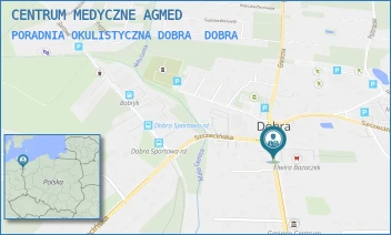 PORADNIA OKULISTYCZNA DOBRA - CENTRUM MEDYCZNE AGMED - GRANICZNA 24A,  DOBRA