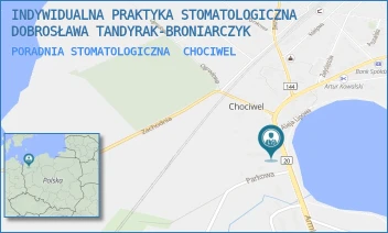 PORADNIA STOMATOLOGICZNA - INDYWIDUALNA PRAKTYKA STOMATOLOGICZNA DOBROSŁAWA TANDYRAK-BRONIARCZYK - ARMII KRAJOWEJ 38,  CHOCIWEL