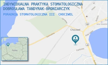 PORADNIA STOMATOLOGICZNA III - INDYWIDUALNA PRAKTYKA STOMATOLOGICZNA DOBROSŁAWA TANDYRAK-BRONIARCZYK - ARMII KRAJOWEJ 38A,  CHOCIWEL