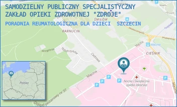 PORADNIA REUMATOLOGICZNA DLA DZIECI - SAMODZIELNY PUBLICZNY SPECJALISTYCZNY ZAKŁAD OPIEKI ZDROWOTNEJ "ZDROJE" W SZCZECINIE - MĄCZNA 4,  SZCZECIN