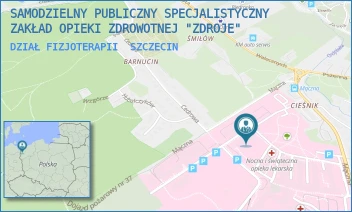 DZIAŁ FIZJOTERAPII - SAMODZIELNY PUBLICZNY SPECJALISTYCZNY ZAKŁAD OPIEKI ZDROWOTNEJ "ZDROJE" W SZCZECINIE - MĄCZNA 4,  SZCZECIN