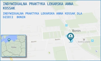 INDYWIDUALNA PRAKTYKA LEKARSKA ANNA KOSSAK DLA DZIECI - INDYWIDUALNA PRAKTYKA LEKARSKA ANNA KOSSAK - BONIN 11,  BONIN