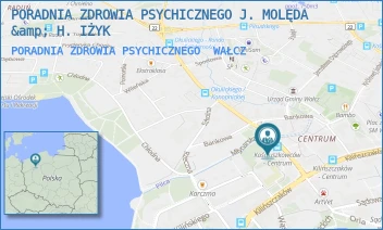 PORADNIA ZDROWIA PSYCHICZNEGO - PORADNIA ZDROWIA PSYCHICZNEGO J. MOLĘDA &amp; H. IŻYK - KOŚCIUSZKOWCÓW 10,  WAŁCZ