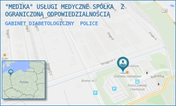 GABINET DIABETOLOGICZNY - "MEDIKA" USŁUGI MEDYCZNE SPÓŁKA  Z  OGRANICZONĄ ODPOWIEDZIALNOŚCIĄ - KUŹNICKA 1,  POLICE