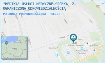 PORADNIA PULMONOLOGICZNA - "MEDIKA" USŁUGI MEDYCZNE SPÓŁKA  Z  OGRANICZONĄ ODPOWIEDZIALNOŚCIĄ - KUŹNICKA 1,  POLICE