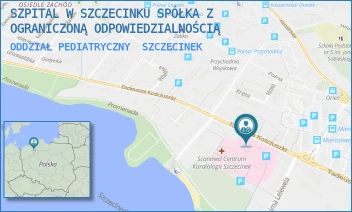 ODDZIAŁ PEDIATRYCZNY - SZPITAL W SZCZECINKU SPÓŁKA Z OGRANICZONĄ ODPOWIEDZIALNOŚCIĄ - KOŚCIUSZKI 38,  SZCZECINEK