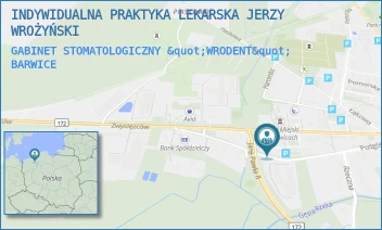 GABINET STOMATOLOGICZNY "WRODENT" - INDYWIDUALNA PRAKTYKA LEKARSKA JERZY WROŻYŃSKI - ZWYCIĘŻCÓW 23A/1,  BARWICE