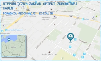 PORADNIA PEDODONCJI - NIEPUBLICZNY ZAKŁAD OPIEKI ZDROWOTNEJ KADENT - ŚLIWKOWA 9,  KOSZALIN
