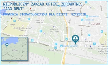 PORADNIA STOMATOLOGICZNA DLA DZIECI - NIEPUBLICZNY ZAKŁAD OPIEKI ZDROWOTNEJ "JAG-DENT" - ZOFII NAŁKOWSKIEJ 7,  SZCZECIN