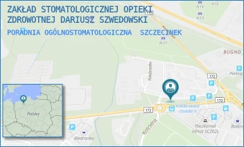 PORADNIA OGÓLNOSTOMATOLOGICZNA - ZAKŁAD STOMATOLOGICZNEJ OPIEKI ZDROWOTNEJ DARIUSZ SZWEDOWSKI - KOŁOBRZESKA 14,  SZCZECINEK