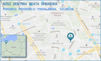 PORADNIA PEDODONCJI PODHALAŃSKA - NZOZ DENTMAX BEATA URBAŃSKA - PODHALAŃSKA 8/1,  SZCZECIN