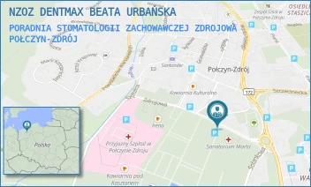 PORADNIA STOMATOLOGII ZACHOWAWCZEJ ZDROJOWA - NZOZ DENTMAX BEATA URBAŃSKA - ZDROJOWA 6,  POŁCZYN-ZDRÓJ