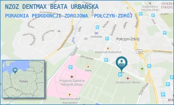 PORADNIA PEDODONCJI ZDROJOWA - NZOZ DENTMAX BEATA URBAŃSKA - ZDROJOWA 6,  POŁCZYN-ZDRÓJ