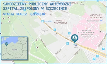 STACJA DIALIZ - SAMODZIELNY PUBLICZNY WOJEWÓDZKI SZPITAL ZESPOLONY W SZCZECINIE - ARKOŃSKA 4,  SZCZECIN