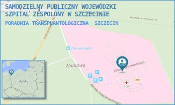 PORADNIA TRANSPLANTOLOGICZNA - SAMODZIELNY PUBLICZNY WOJEWÓDZKI SZPITAL ZESPOLONY W SZCZECINIE - ALFREDA SOKOŁOWSKIEGO 11,  SZCZECIN