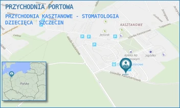 PRZYCHODNIA KASZTANOWE - STOMATOLOGIA DZIECIĘCA - PRZYCHODNIA PORTOWA - OS. KASZTANOWE 50,  SZCZECIN