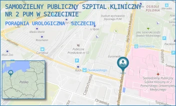 PORADNIA UROLOGICZNA - UNIWERSYTECKI SZPITAL KLINICZNY NR 2 PUM W SZCZECINIE - POWSTAŃCÓW WLKP. 72,  SZCZECIN