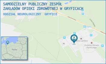 ODDZIAŁ NEUROLOGICZNY - SAMODZIELNY PUBLICZNY ZESPÓŁ ZAKŁADÓW OPIEKI ZDROWOTNEJ W GRYFICACH - NIECHORSKA 27,  GRYFICE