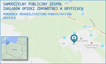 PORADNIA REHABILITACYJNO-KONSULTACYJNA - SAMODZIELNY PUBLICZNY ZESPÓŁ ZAKŁADÓW OPIEKI ZDROWOTNEJ W GRYFICACH - NIECHORSKA 27,  GRYFICE