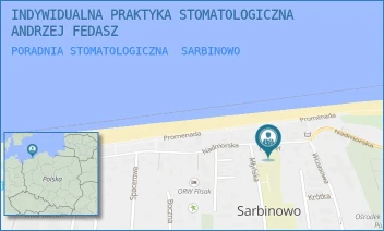PORADNIA STOMATOLOGICZNA - INDYWIDUALNA PRAKTYKA STOMATOLOGICZNA ANDRZEJ FEDASZ - NADMORSKA 27A,  SARBINOWO