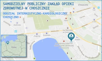 ODDZIAŁ INTERNISTYCZNO-KARDIOLOGICZNY - SAMODZIELNY PUBLICZNY ZAKŁAD OPIEKI ZDROWOTNEJ W CHOSZCZNIE - NIEDZIAŁKOWSKIEGO 4A,  CHOSZCZNO