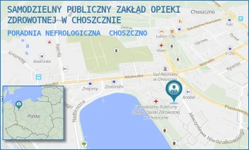 PORADNIA NEFROLOGICZNA - SAMODZIELNY PUBLICZNY ZAKŁAD OPIEKI ZDROWOTNEJ W CHOSZCZNIE - NIEDZIAŁKOWSKIEGO 4A,  CHOSZCZNO