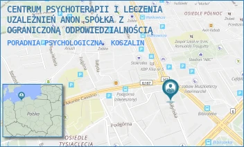 PORADNIA PSYCHOLOGICZNA - CENTRUM PSYCHOTERAPII I LECZENIA UZALEŻNIEŃ ANON SPÓŁKA Z OGRANICZONĄ ODPOWIEDZIALNOŚCIĄ - MONTE CASSINO 13,  KOSZALIN