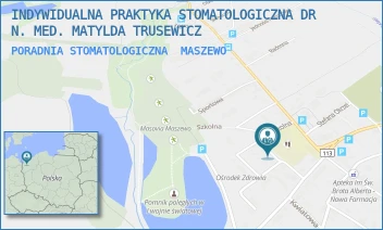 PORADNIA STOMATOLOGICZNA - INDYWIDUALNA PRAKTYKA STOMATOLOGICZNA DR N. MED. MATYLDA TRUSEWICZ - SZKOLNA 14,  MASZEWO