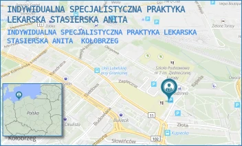 INDYWIDUALNA SPECJALISTYCZNA PRAKTYKA LEKARSKA STASIERSKA ANITA - INDYWIDUALNA SPECJALISTYCZNA PRAKTYKA LEKARSKA STASIERSKA ANITA - KUPIECKA 3A,  KOŁOBRZEG