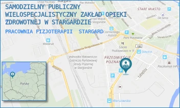 PRACOWNIA FIZJOTERAPII - SAMODZIELNY PUBLICZNY WIELOSPECJALISTYCZNY ZAKŁAD OPIEKI ZDROWOTNEJ W STARGARDZIE - STASZICA 16,  STARGARD