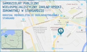 ODDZIAŁ REHABILITACJI OGÓLNOUSTROJOWEJ - SAMODZIELNY PUBLICZNY WIELOSPECJALISTYCZNY ZAKŁAD OPIEKI ZDROWOTNEJ W STARGARDZIE - STASZICA 16,  STARGARD