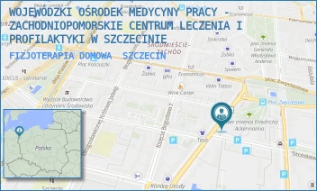 FIZJOTERAPIA DOMOWA - WOJEWÓDZKI OŚRODEK MEDYCYNY PRACY - ZACHODNIOPOMORSKIE CENTRUM LECZENIA I PROFILAKTYKI W SZCZECINIE - KOPERNIKA 18,  SZCZECIN